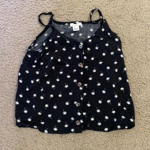 Palm tree tank top
